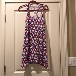 Lilly Pulitzer Razor Back Swing Dress Sail…